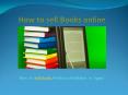 How to sell Books online PowerPoint PPT Presentation