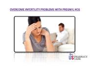 Overcome Infertility problems with Pregnyl HCG