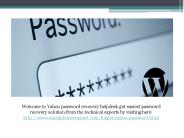Yahoo password recoveries help and reset service