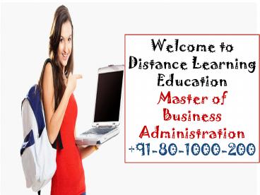 Right way for Distance learning education MBA in Delhi (80-10000-200)