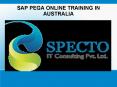 sap pega online training in australia PowerPoint PPT Presentation