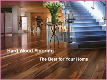 Hardwood Floor Refinishing Service