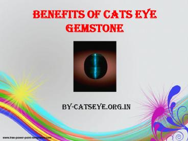 Benefits of wearing Catseye Gemstone