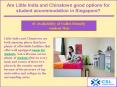 Are Little India and Chinatown good options for student accommodation in Singapore? PowerPoint PPT Presentation
