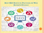 Best SEO Services Provider At Web Experts Studioz
