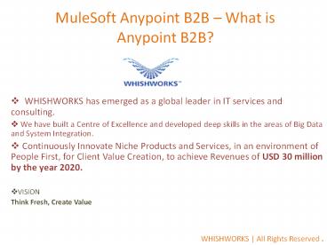 MuleSoft Anypoint B2B – What is Anypoint B2B?