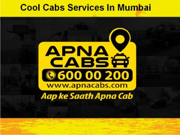 Cool Cabs Services In Mumbai