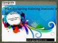 web designing training in bangalore PowerPoint PPT Presentation