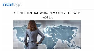 10 Influential Women Making The Web Faster