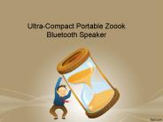 Zoook Bluetooth Speaker ZB-BS100 Black