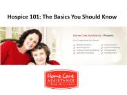 Hospice 101-The-Basics-You-Should-Know PowerPoint PPT Presentation