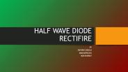 half wave dc rectifire