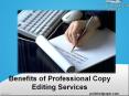 Benefits of professional copy editing services PowerPoint PPT Presentation