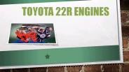 Toyota 22r engines