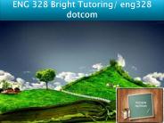 ENG 328 Bright Tutoring/ eng328 dotcom