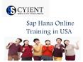 Learn SAP HANA Course by SAP HANA Online Training in USA by Sscyient PowerPoint PPT Presentation