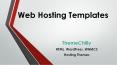 Web Hosting Templates- ThemeChilly PowerPoint PPT Presentation