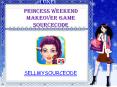 Princess Weekend Makeover Game Sourcecode PowerPoint PPT Presentation