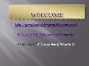 Atharva Veda Mantras for Pregnancy