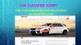 Car Classified Script |  Auto Classifieds Listing Script PowerPoint PPT Presentation