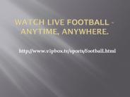 Live Football Stream