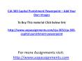 CJA 303 Capital Punishment Powerpoint – Add Your Own Images PowerPoint PPT Presentation