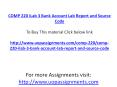 COMP 220 iLab 3 Bank Account Lab Report and Source Code PowerPoint PPT Presentation