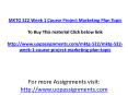 MKTG 522 Week 1 Course Project Marketing Plan Topic PowerPoint PPT Presentation