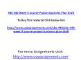 SBE 440 Week 4 Course Project Business Plan Draft PowerPoint PPT Presentation