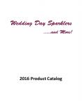 2016 Wedding Day Sparklers Products Catalog PowerPoint PPT Presentation