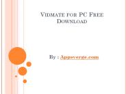 Vidmate apk for Windows 8