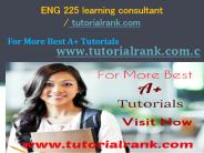 ENG 225 learning consultant tutorialrank.com