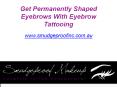 Get Permanently Shaped Eyebrows With Eyebrow Tattooing - www.smudgeproofinc.com.au PowerPoint PPT Presentation