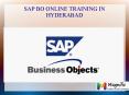 SAP BO ONLINE TRAINING IN HYDERABAD PowerPoint PPT Presentation