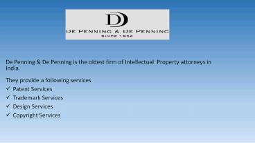 patent attorneys India