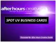 Spot Uv Business Cards PowerPoint PPT Presentation
