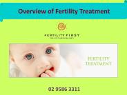 Overview of Fertility Treatment