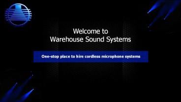 Cordless Microphone System