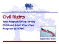 Civil Rights Requirements PowerPoint PPT Presentation
