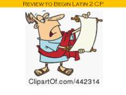 Review to Begin Latin 2 CP