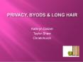 PRIVACY, BYODS PowerPoint PPT Presentation