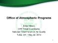 Office of Atmospheric Programs PowerPoint PPT Presentation