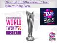 t20 World Cup 2016 Started....Cheer India With Big Party PowerPoint PPT Presentation