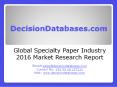 Global Specialty Paper Market 2016-2021 PowerPoint PPT Presentation