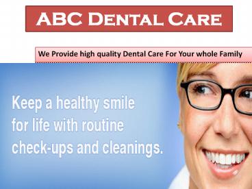 Dentistry Services By Las Vegas Dentist Kevin Khorshid