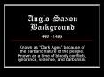 Anglo-Saxon Background PowerPoint PPT Presentation