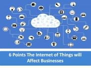 6 Points The Internet of Things will Affect Businesses