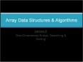 One-Dimensional Arrays, Searching PowerPoint PPT Presentation