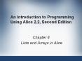 An%20Introduction%20to%20Programming%20Using%20Alice%202.2,%20Second%20Edition PowerPoint PPT Presentation