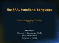The RPAL Functional Language PowerPoint PPT Presentation